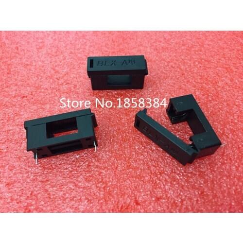 Free shipping 200pcs/lot BLX-A type 5 * 20MM With lid 5X20 fuse holder Black Pitch about 23MM