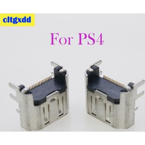 Cltgxdd 10pcs/lot New For Playstation 4 PS4 HDMI-compatible Port Socket Interface Connector Replacement