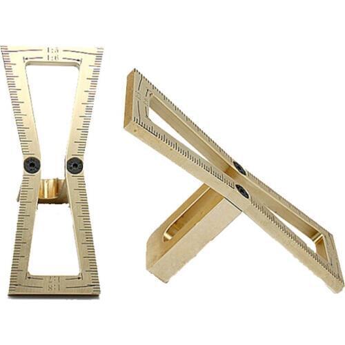 Woodworking Tools for Carpenter Copper Hand Cut Wood Joints Gauge Dovetail Marker Guide Measuring Tool