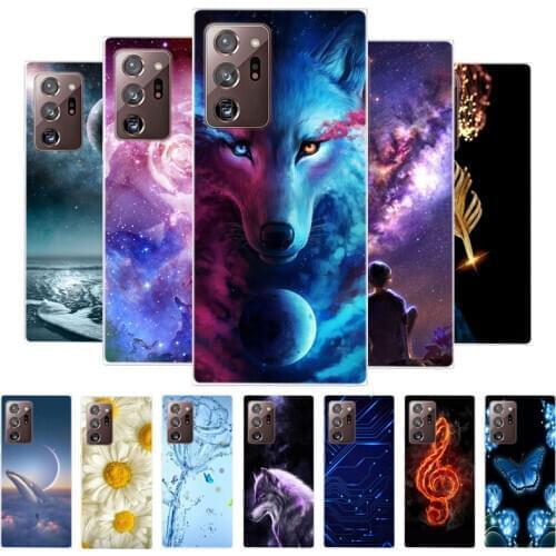 For Samsung Galaxy Note 20 Ultra Case Note20+ Bumper Silicone TPU Soft Phone Cover For Samsung Note 20 5G Note20 Case Cartoon