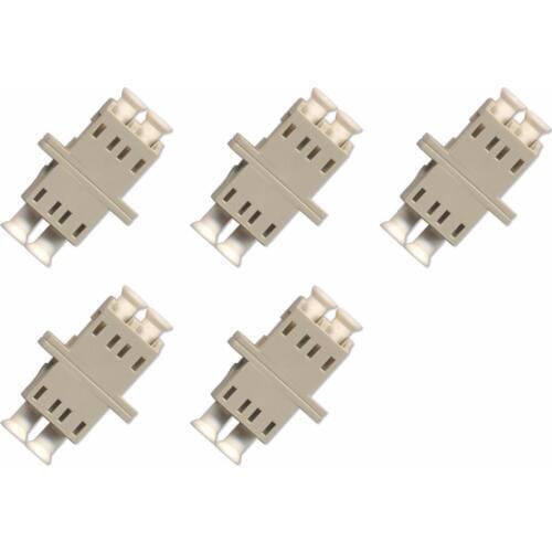 Jyttek 5 Pcs/Lot Fiber Optic Cable Adapter/coupler LC-LC Duplex Multimode