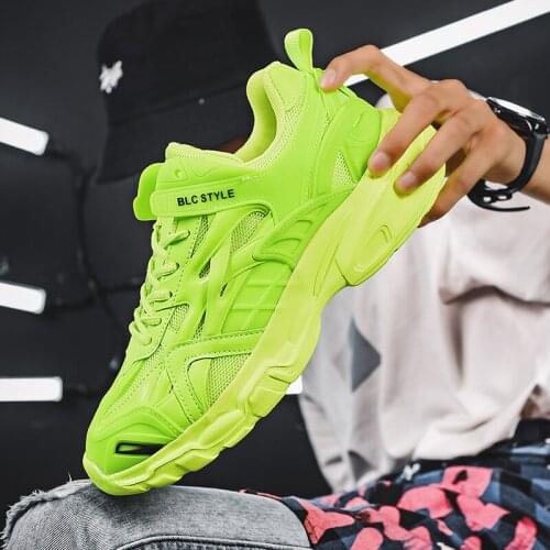 Men Casual Shoes Women Fashion Mens Chunky Sneakers Height Increasing Autumn Dad Shoes Men Thick Sole Male Footwear Streetwear