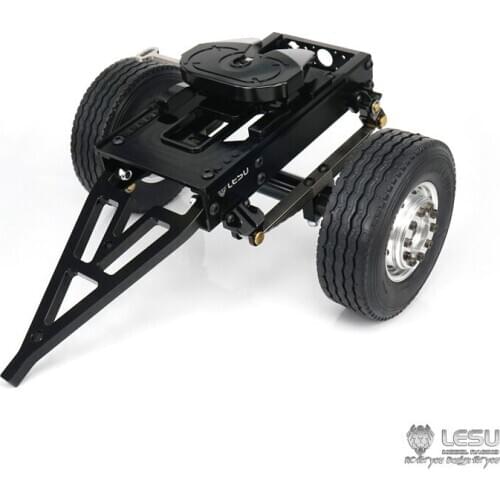 LESU 1/14 RC Metal Trailer for DIY RC TAMIYA Tractor Truck Semi-trailer Model Dumper Car
