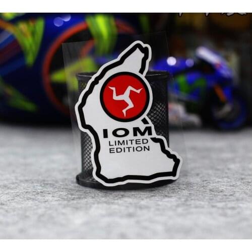 Isle of man TT helmet sticker IOM TT autocollant moto Manx TT decals motorcycle road racing stickers car styling reflecitve