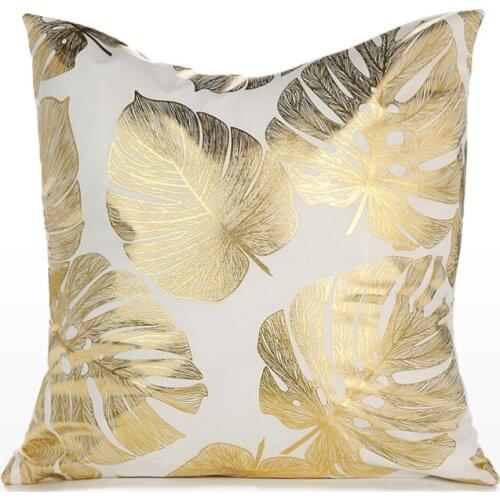 Hot Stamping Pillowcase Custom Hot Style Home European Classical Sofa Cushion Cover Pillowcase