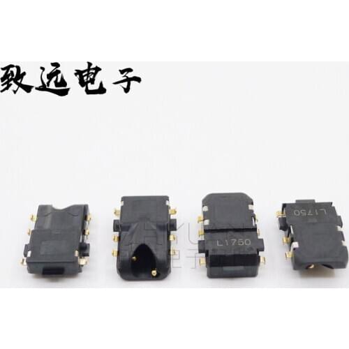 Original new 100% AJF26-6K4000 waterproof audio headphone jack 3.5mm socket notebook microphone connector