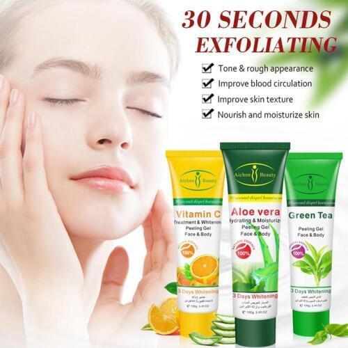 Exfoliating Gel Beauty Natural Exfoliating Cream Scrub Peeling Gel Moisturizing Face Whitening Cream Hand Body Skin Care