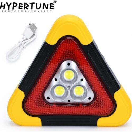 Portable Triangle Warning Led Floodlight 5 Modes COB LED Car Repairing Work Lamp Multi-function Handle Camping Light Searchlight