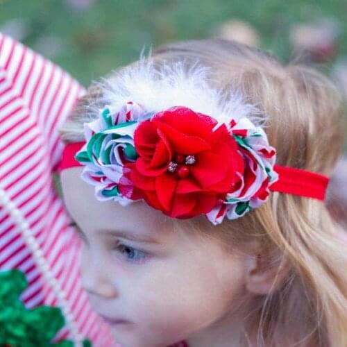 Christmas gifts Feather accessories children headband Girls headband hair accessories