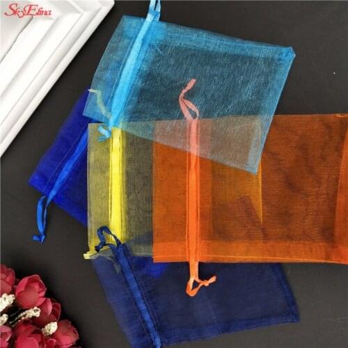 Drawstring Organza Bags Wedding Party Gift Bag Jewelry Packaging Bags Christmas Birthday Gift Bags 5z