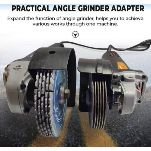 Angle Grinder To Grooving Machine Adapter 100/125 Type Lock Nuts Flange Inner Outer Kit For Variable Slotting Machine Conversion