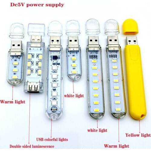 USB LED desk lamp White light table reading lamp SMD Portable emergency response LED Bulb DC 5V Power Warm White USB Night light