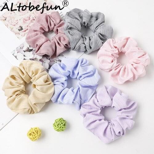 ALTOBEFUN Hair Accessories For Women Lady Elastic Hair Holder Fashion Girl Scrunchies Female Ponytail Hair Hairties AFC121