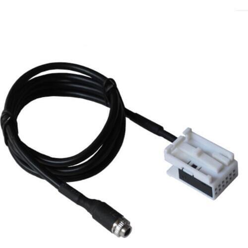 AUX in Audio Input Cable Female 3.5MM Jack Adapter For VW Touran Tiguan Golf RCD510 RCD310 RNS510