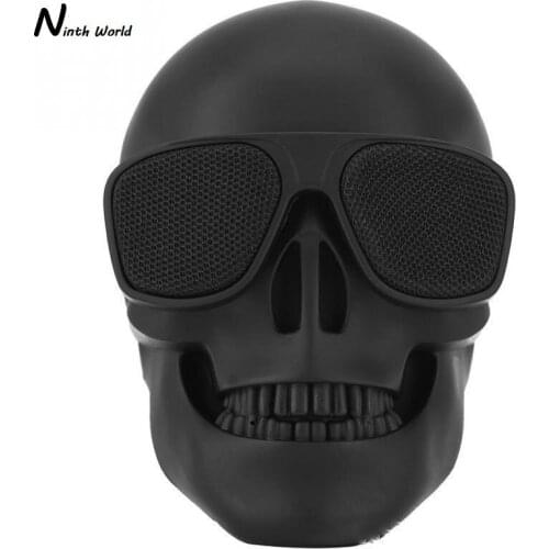 Wireless Bluetooth Skull Speaker Portable Mini Stereo Sound Unique Enhanced Bass Speakers 5W Audio Music Player Support TF Card
