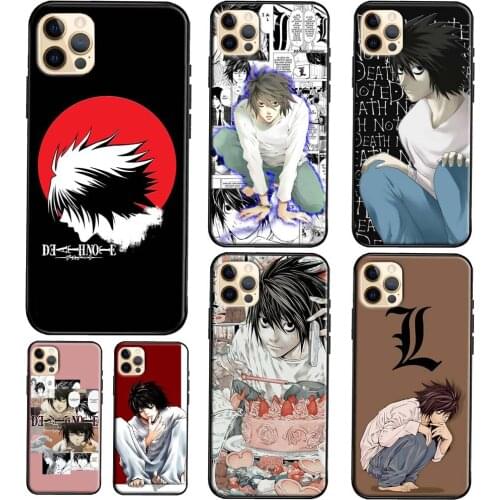 DEATH NOTE L Lawliet TPU Case For iPhone 11 Pro Max 12 mini X XS Max XR 5S SE 2020 6S 7 8 Plus Back Cover