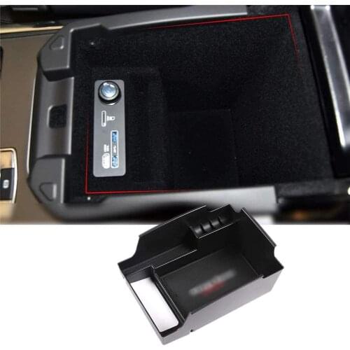 For Land Rover Range Rover Sport 2014-2017(only For LHD), ABS Plastic Armrest Storage Box (Without Refrigerator)