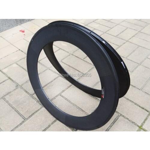 FLX-RIM-C08 : Carbon Matt Cycling road bike Bicycle 700C Clincher wheel rim 88mm (Basalt Brake Side)