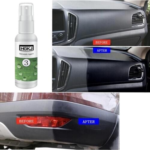 Hot Car Refurbished Agent HGKJ-3 Interior Plastic Care Maintenance Cleaner -SK57 Plastic Rubber Care Car Wash