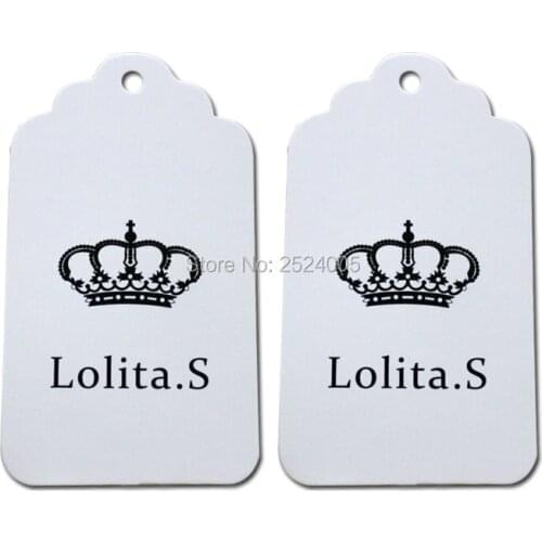 Customized shape cut cardboard hang tag/clothing shaped paper swing tags/labels/garment bag printed tags/round oval tags/logo