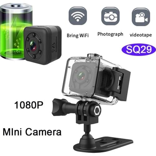 Full HD 1080P Mini WIFI Camera SQ29 Night Vision Camcorder Home Security Surveillance CMOS Sensor