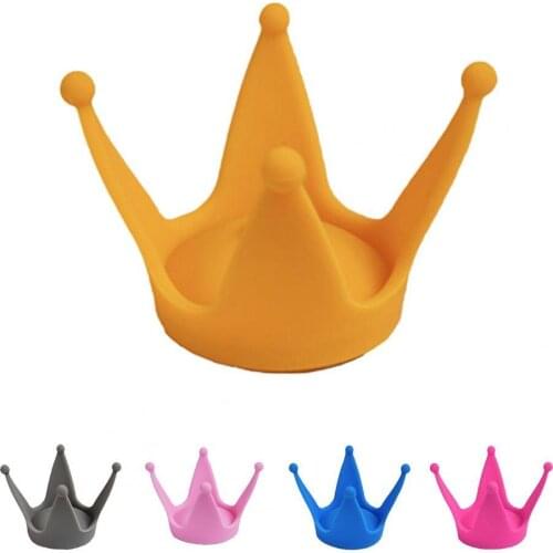 Helmet Crown Decor with Suction Cup Silicone Cute Motorcycle Helmet Crown for Kids