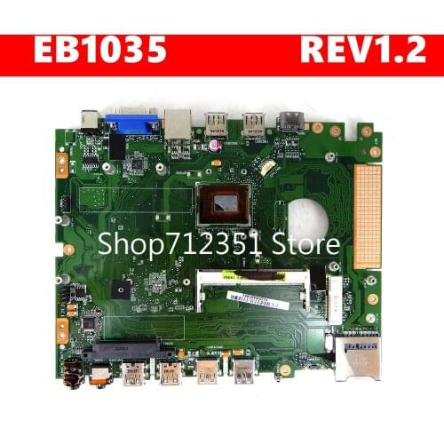 EB1035 mainboard REV 1.2G For Asus EB1035 Laptop motherboard 100% Tested Working Well free shipping