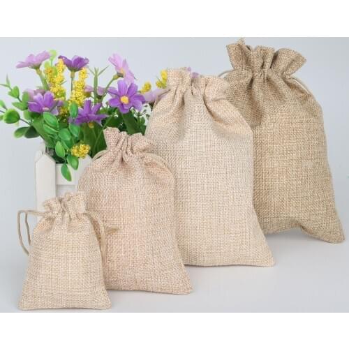 10PC7*9/9*12/13*18/15*20CM Bags & Pouches for Jewelry Organizer Wedding Party Decoration Drawable Bags Gift Packaging Bags