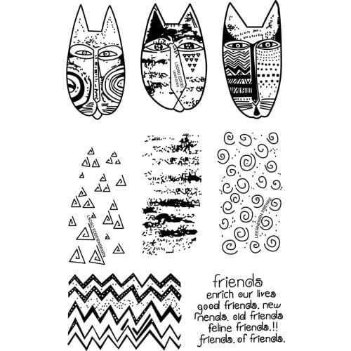 Cartoon stamp Clear Stamp for Scrapbooking Transparent Silicone Rubber DIY Photo Album Decor A150