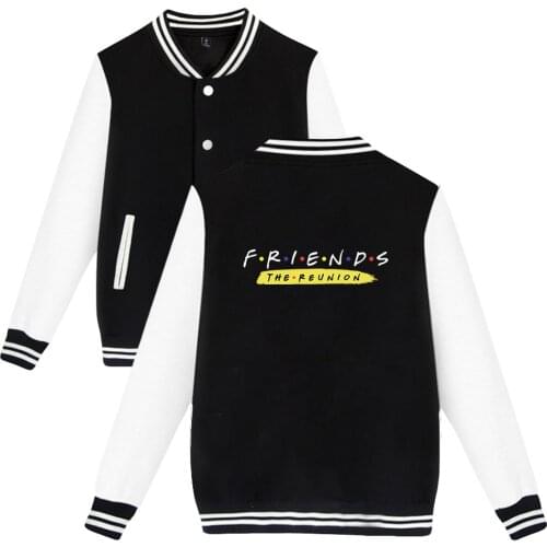 Friends: The Reunion Tracksuit Baseball Jacket Unisex Sweatshirt Women Mens Jacket Harajuku Streetwear 2021 Fashion Clothes