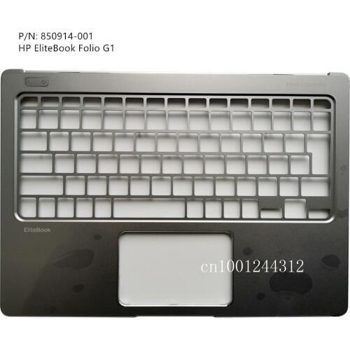 New Original For HP EliteBook Folio G1 Palmrest Upper Case Keyboard Bezel Cover 850914-001
