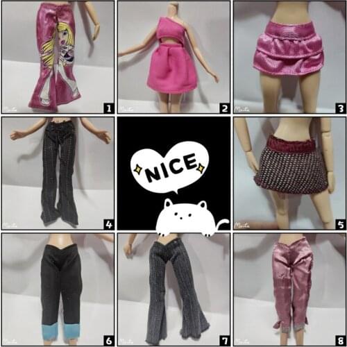 New Arrived Clothes for Monster High School Bratz Doll Baby Kerr Dress for Changing Skirt Pants Vest Baby Clothes DIY Wave2