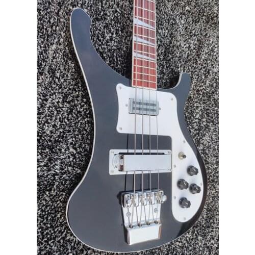 The new 4003 rickenbackr 4-string electric guitar bass guitar has the best quality in Yuyuan instruments, black body