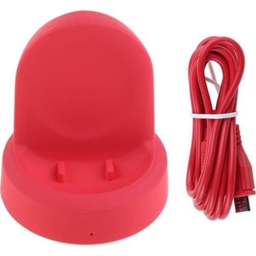 USB Wireless Charger Stand Cradle Dock for -Samsung -Galaxy Watch 3 41mm/45mm R840 R850 Active 1/2 40/44mm R830 R820