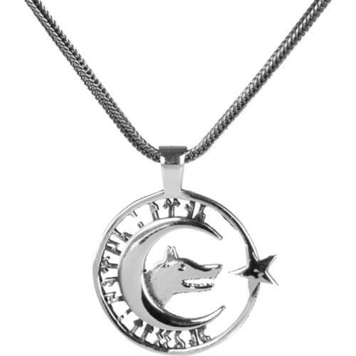 Göktürkçe Allah Folk Song Bless Inscribed Silver necklace