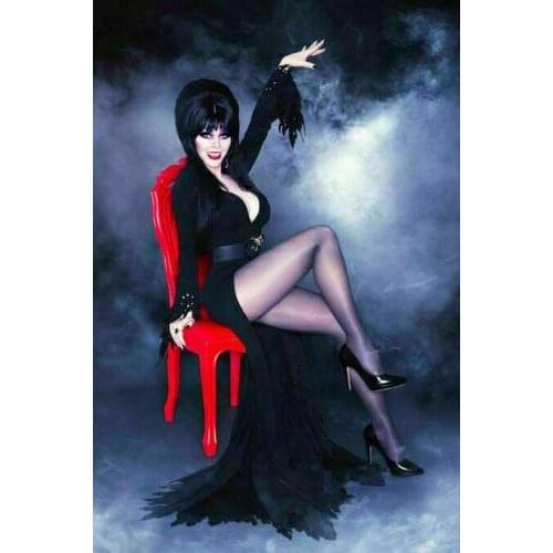 Elvira Mistress Of The Dark Movie Art Film Print Silk Poster Home Wall Decor 24x36inch