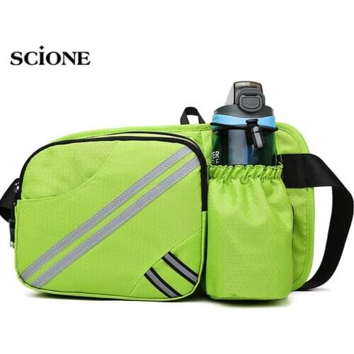 Men Women Running Belt Waist Running Bag Multifunctional Outdoor Sports Camping Hiking Kettle Waist Pack Phone Pack X124A