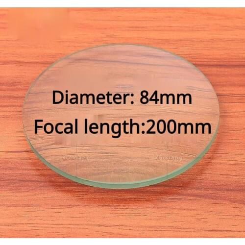 Support Customized Magnifying Glass Lens with A Diameter of 84mm and A Focal Length of 200mm