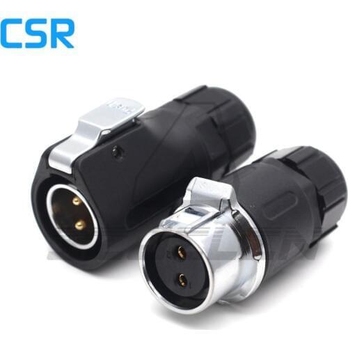 XHP20 , 2 3 4 5 6 7 8 9 10 12 Pin Waterproof connector IP65 cable connector Male Female Docking connector