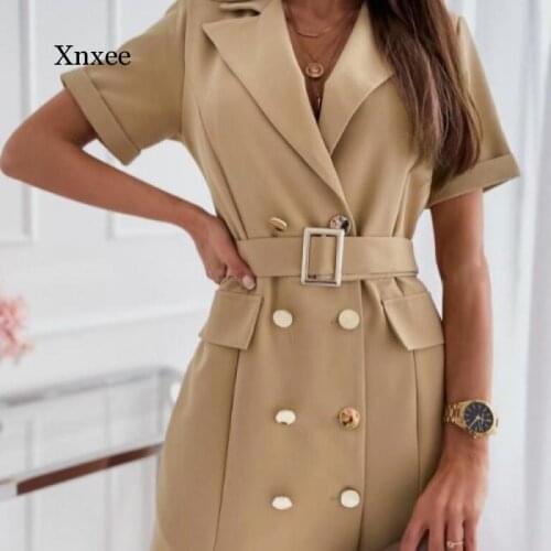 Xnxee Women's Blazers With Short Sleeves