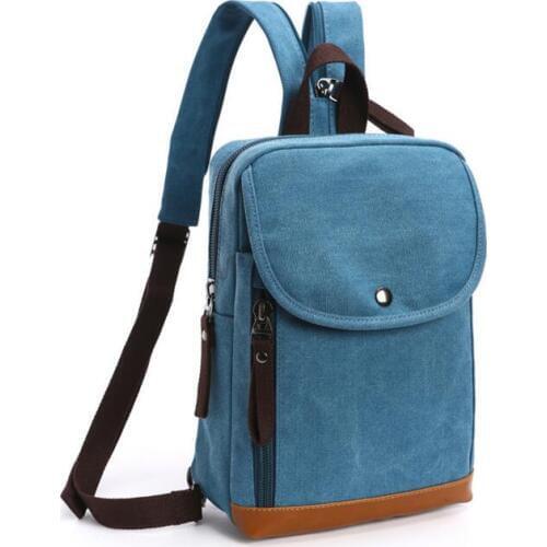 Yesetn bag 121316 new hot unisex women men small canvas bag male casual travel backpack