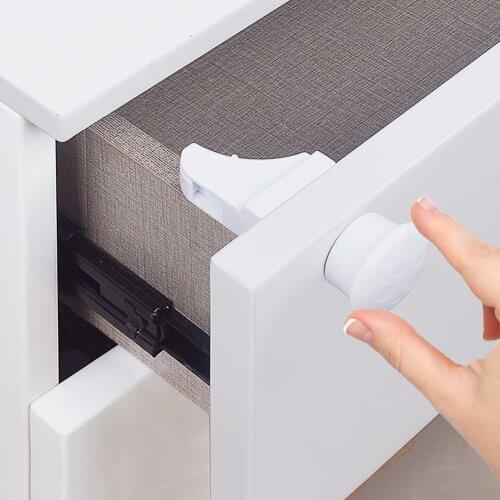 1/2/4 sets Magnetic Child Lock Children Protection Baby Safety Lock Kids Drawer Latch Cabinet Door Lock Limiter Security Locks