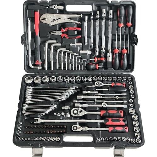 147 PCS Good quality Mechanics Handing Tool Set with 1/2"1/4'' Dr Ratchet Wrench Sockets And pliers tools for auto repair