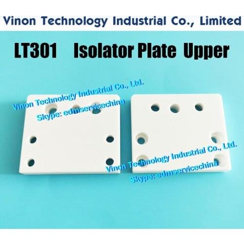 2PCS Pack) Accutex LT301 Isolator Plate Upper 76x64x12tmm. Upper Insulation Board LT 301. edm spare parts