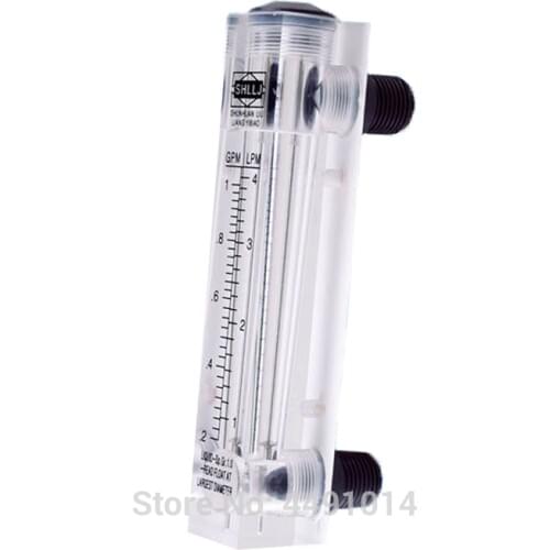 2LPM 4LPM 7LPM 11LPM 18LPM Water Rotameter Flow Meter Flow Measurement Flowmeter Liquid With Adjustable Valve LZM-15T