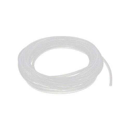 5M Length 2mm x 4mm Transparent Silicone Rubber Tubing Hose Pipe