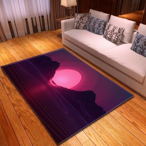 Bohemian Psychedelic Moon Skull Art Door Mat Carpet Anti-slip Mat Floor Mat Bedroom Living Room Home Decoration
