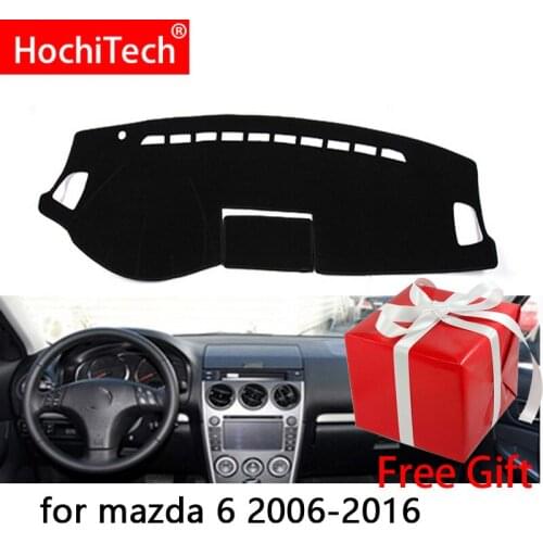 For mazda mazda6 2004-2016 Right and Left Hand Drive Car Dashboard Covers Mat Shade Cushion Pad Carpets Accessories