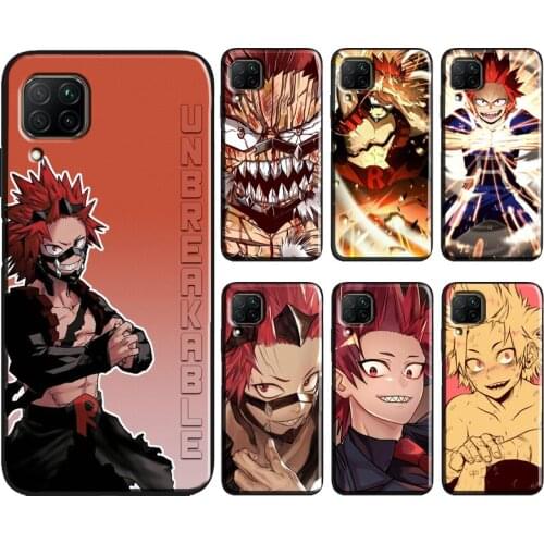 Kirishima Eijiro My Hero Academia Case For Huawei Mate 20 Lite P Smart 2019 2021 Cover For Huawei P20 Lite P40 P30 Pro Case