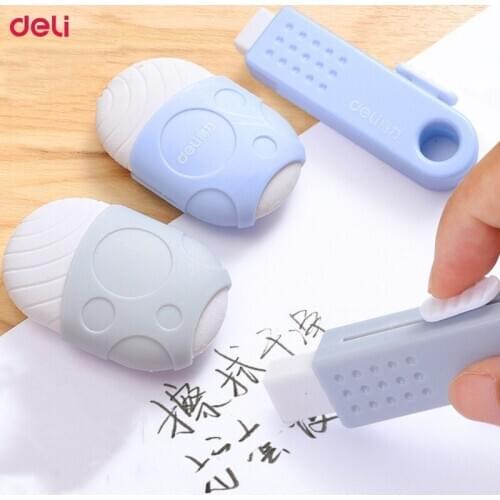 Deli Pencil Eraser 20pcs Cute Creative Eraser Kawaii School Supplies New Exotic Office Stationery Novelty Erasers Gift for Kids